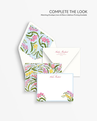 "The Amelia" Personalized Notecard Set