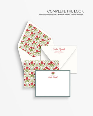 "The Elizabeth" Personalized Notecard Set