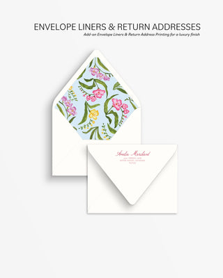 "The Amelia" Personalized Notecard Set
