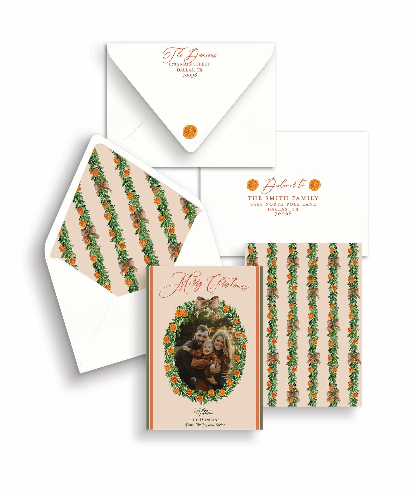 Citrus and Spice Christmas Card